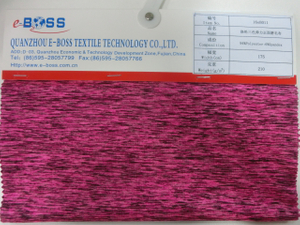 16eB011 94%Polyester 6%Spandex Triple Colors Single Jersey Fabric for Yogart Bra Tops 175cmX210gm2